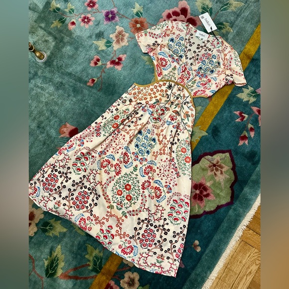 NWT BA&SH Giana midi dress size XS or 0 - Picture 9 of 9